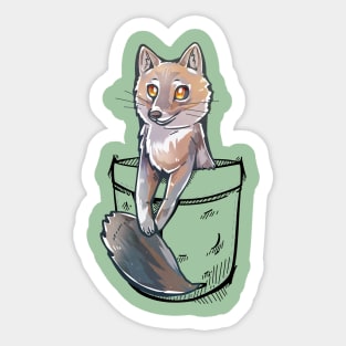 Pocket Cute Swift Fox Sticker